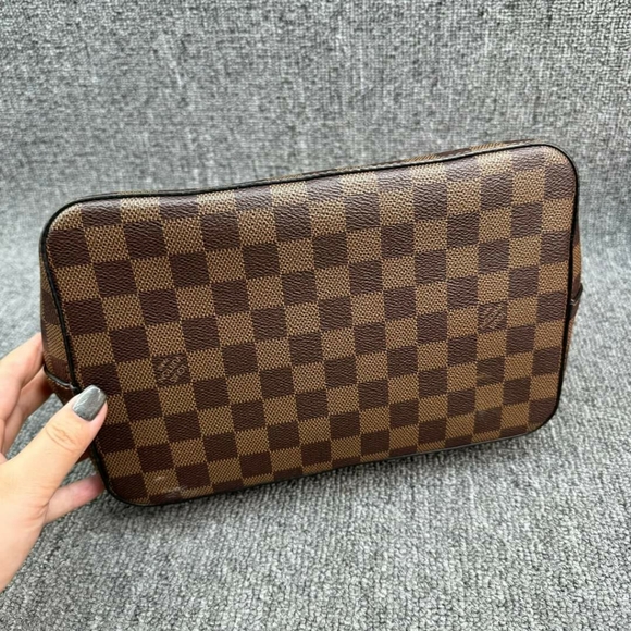 100% Authentic Louis Vuitton Neonoe Brown Damier Ebene Canvas Shoulder Bag - Picture 9 of 15